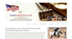 Desktop Screenshot of immilawyers.com