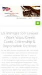 Mobile Screenshot of immilawyers.com